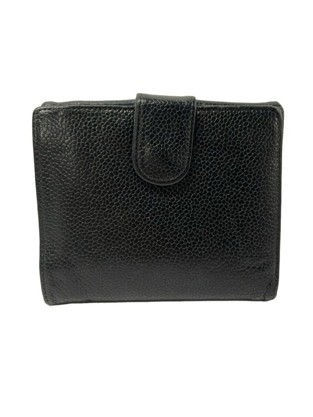 ★SOLD★ Chanel Hook Wallet Black CC Logo Gold - Picture 2 of 8